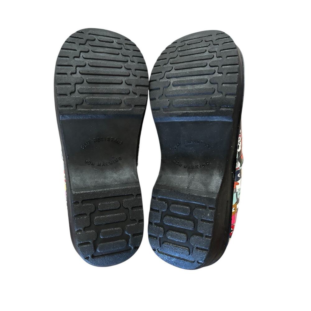 NEW Slip On Clogs 9.5W Women Easy Works By Easy Street "LAURIE" Dog Patent Shoes - Picture 8 of 9